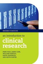 An Introduction to Clinical Research An Introduction to Clinical Research