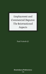 Employment and Commercial Disputes: The International Aspects