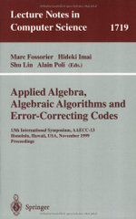 Applied Algebra, Algebraic Algorithms and Error-Correcting Codes