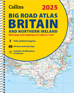 2025 Collins Big Road Atlas Britain and Northern Ireland: A3 Spiral (Collins Road Atlas)