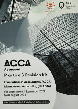 FIA Foundations in Management Accounting FMA (ACCA F2)