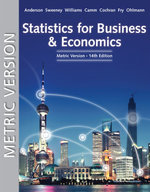 Statistics for Business and Economics, Metric Edition