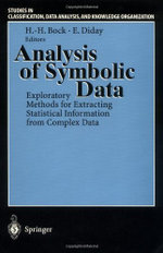 Analysis of Symbolic Data