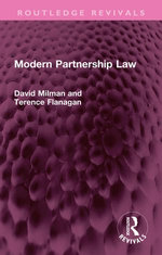 Modern Partnership Law Modern Partnership Law