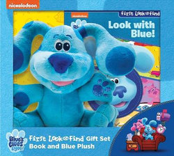 Nickelodeon Blue's Clues & You!: Look with Blue! First Look and Find Gift Set Book and Blue Plush Nickelodeon Blue's Clues & You!: Look with Blue! First Look and Find Gift Set Book and Blue Plush