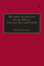 Records of English Court Music