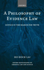 A Philosophy of Evidence Law