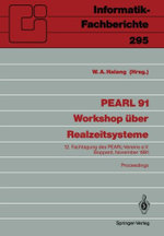 PEARL 91 - Workshop ueber Realzeitsysteme