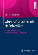 Wirtschaftsmathematik Einfach Erklärt