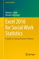 Excel 2016 for Social Work Statistics