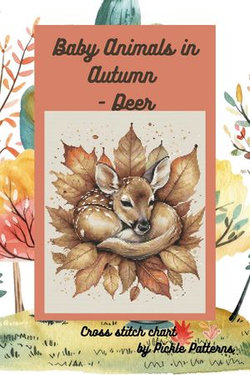 Baby Animals In Autumn - Deer