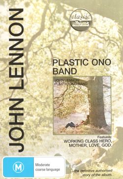 John Lennon / Plastic Ono Band (Classic Albums)