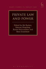 Private Law and Power Private Law and Power