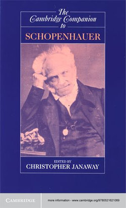 The Cambridge Companion to Schopenhauer The Cambridge Companion to Schopenhauer