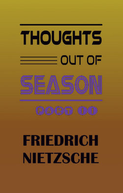 THOUGHTS OUT OF SEASON, PART II THOUGHTS OUT OF SEASON, PART II
