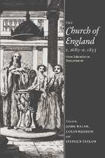 The Church of England c.1689-c.1833