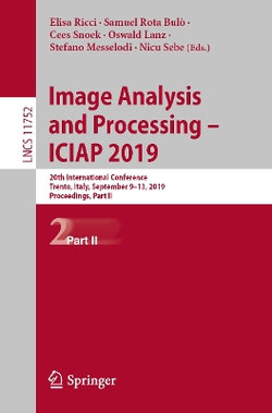 Image Analysis and Processing -- ICIAP 2019
