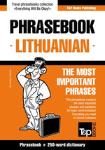 English-Lithuanian phrasebook and 250-word mini dictionary
