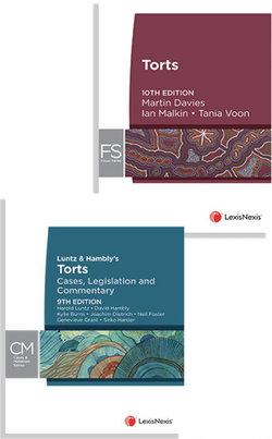 Focus: Torts, 10th Edition and Luntz and Hambly's Torts: Cases, Legislation and Commentary, 9th Edition (Bundle)