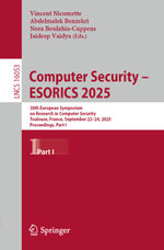 Computer Security – ESORICS 2025