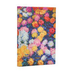 2027 Monet's Chrysanthemums Maxi 12-Month Hardcover Dayplanner (Elastic Band Closure) Horizontal
