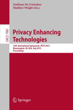 Privacy Enhancing Technologies
