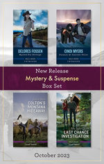 Mystery & Suspense New Release Box Set Oct 2023/Marked For Revenge/Pursuit At Panther Point/Colton's Montana Hideaway/Last Chance Investigation