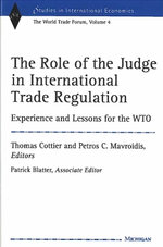 The Role of the Judge in International Trade Regulation The Role of the Judge in International Trade Regulation