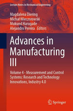 Advances in Manufacturing III