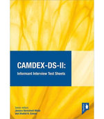 CAMDEX-DS-II: The Cambridge Examination for Mental Disorders of Older People with Down Syndrome and Others with Intellectual Disabilities. (Version II) Informant interview test sheets