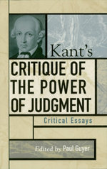 Kant's Critique of the Power of Judgment