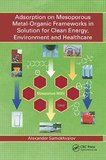 Adsorption on Mesoporous Metal-Organic Frameworks in Solution for Clean Energy, Environment and Healthcare