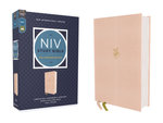 NIV Study Bible, Fully Revised Edition (Study Deeply. Believe Wholeheartedly. ), Cloth over Board, Pink, Red Letter, Comfort Print