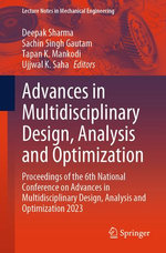 Advances in Multidisciplinary Design, Analysis and Optimization