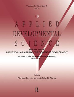 Prevention As Altering the Course of Development Prevention As Altering the Course of Development