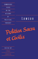 Lawson: Politica sacra et civilis