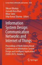 Information System Design: Communication Networks and Internet of Things