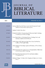Journal of Biblical Literature 143.3 (2024)