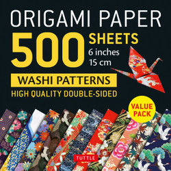 Origami Paper 500 Sheets Japanese Washi Patterns