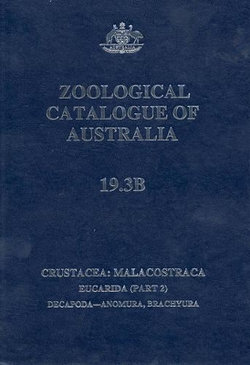 Zoological Catalogue of Australia 19.3b