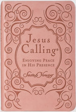 Jesus Calling, Pink Leathersoft, with Scripture References