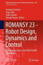 ROMANSY 23 - Robot Design, Dynamics and Control