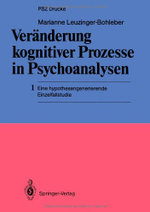 Veraenderung kognitiver Prozesse in Psychoanalysen
