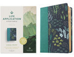 NLT Life Application Study Bible, Third Edition, Large Print (Leatherlike, Meadow Teal, Red Letter)
