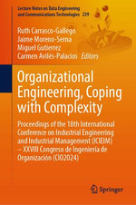 Organizational Engineering, Coping with Complexity Organizational Engineering, Coping with Complexity