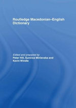 The Routledge Macedonian-English Dictionary