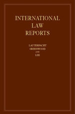 International Law Reports: Volume 153