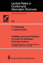 Modelling and Inverse Problems of Control for Distributed Parameter Systems