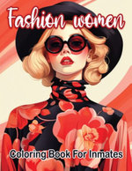 Fashion woman coloring book for inmates
