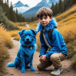 The Adventures of Alex and the dog named Blue